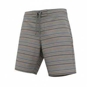 prAna Mens Striped Board Shorts Blue‎ Tan Grey Swim Trunks Size 36